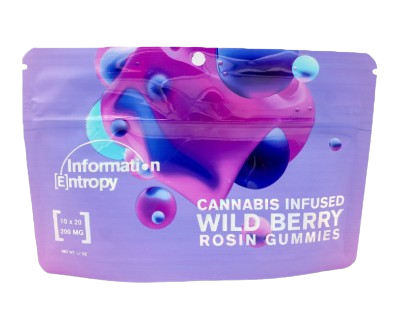 Wild Berry - 10 Pieces - 20mg THC - Rosin Gummies - INFORMATION ENTROPY - Hybrid