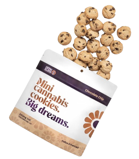 Chocolate Chip Cookies - 20 - 10mg THC Cookies - HIPPIE BLISS CONFECTIONS - Hybrid