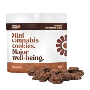 Double Chocolate Chip Cookies - 10mg THC Cookies - HIPPIE BLISS CONFECTIONS - Indica