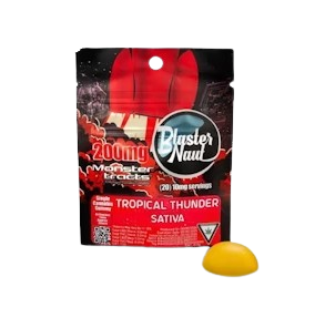 Tropical Thunder Blaster Naut - 1 Piece - 200mg THC Gummy - MONSTER EXTRACTS - Sativa