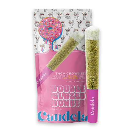 Jungle Pie x White Devil - 46.31% - 1.5g Double Glazed Donut - Rosin and THCA - CANDELA - Indica