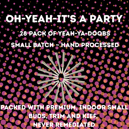 Glitter Bomb - Oh Yeah - It's A Party - 29.774% - 28 - 1g Pre Rolls - PHIX - Indica