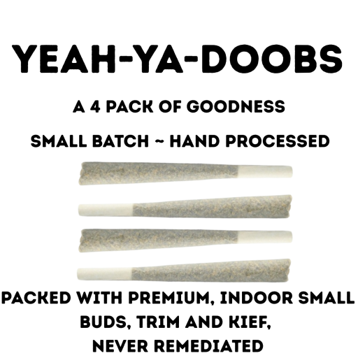 Duct Tape - Yeah Ya Doobs - 21.497% - 4 - 1g Pre Rolls - PHIX - Hybrid