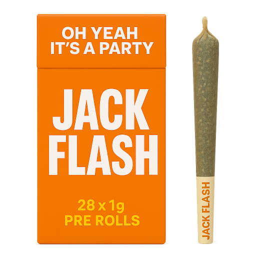 Jack Flash - Oh Yeah - It's A Party - 21.394% - 28 - 1g Pre Rolls - PHIX - Sativa