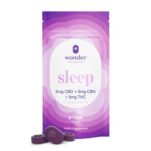 Sleep - Plum + Chamomile - 40 - 5mg THC : 5mg CBN : 5mg CBD - WONDER WELLNESS CO. - Indica