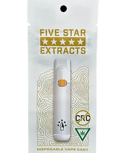 Golden Guava - 1g - Nug Run Sugar Sauce - Disposable - FIVE STAR EXTRACTS - Sativa