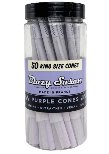 50pk Purple Cones, King size