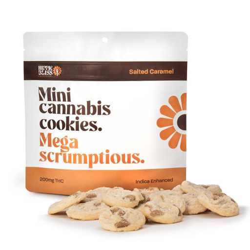 Salted Caramel Cookies - 20 Cookies - HIPPIE BLISS CONFECTIONS - Indica