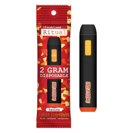 Blueberry Haze - 2g - Distillate - Disposable - RITUAL - Sativa