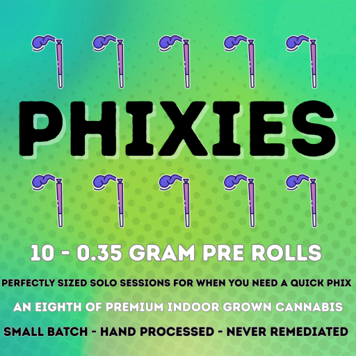Sherb Cake SPRM Phixies - 20.4% - 10 - 0.35g Pre Rolls - PHIX - Hybrid