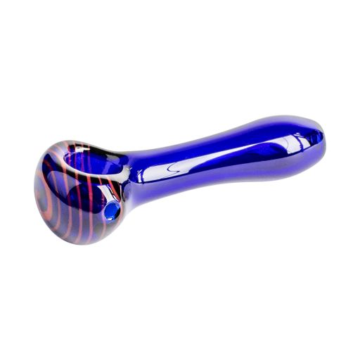 Econo Swirl Glass Pipe - Blue