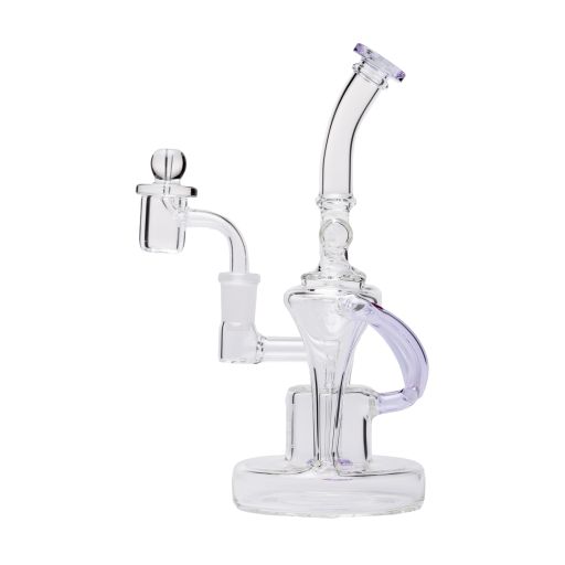 Dualing Recycler - Dab Rig - Lavender