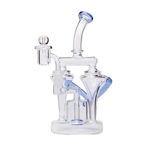 Dualing Recycler - Dab Rig - Blue