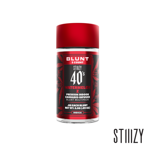Watermelon Z - 2.5g Blunt Pack - 49.08% - 5 - 0.5g Infused Blunts - STIIIZY - Indica