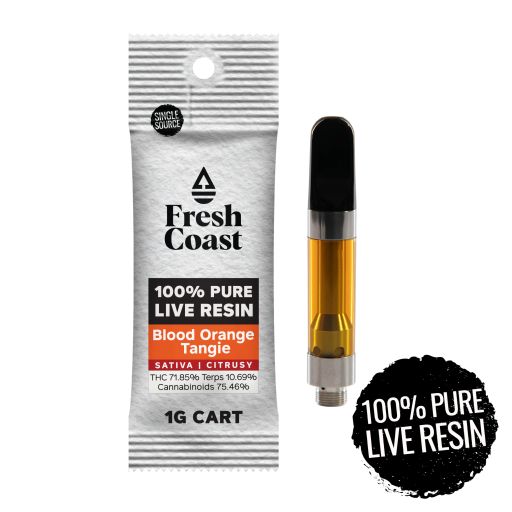 Blood Orange Tangie - 1g Live Resin - Cartridge - FRESH COAST - Sativa