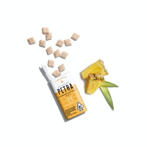 Pineapple - 40 Pieces - 2.5mg THC - Mints - PETRA - Sativa