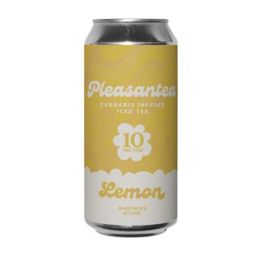 Lemon Tea - Single Can - 10mg THC - 16oz Sweet Tea - PLEASANTEA - Hybrid
