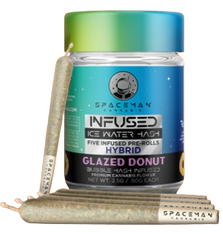 Glazed Donut - 32.853% - 5 - 0.5g Pre Rolls - Spaceman Cannabis - Hybrid
